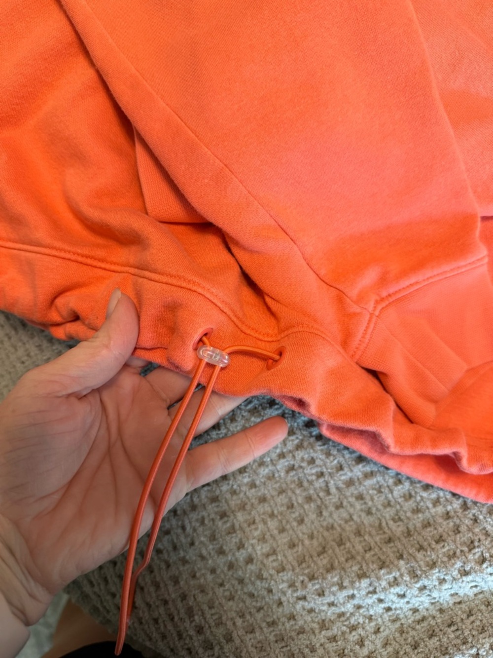 Nike Coral Pullover Hoodie with Swoosh Tag - Picture 3 of 3